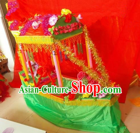 Chinese Traditional Folk Dance Yanko Dance Props Land Boat