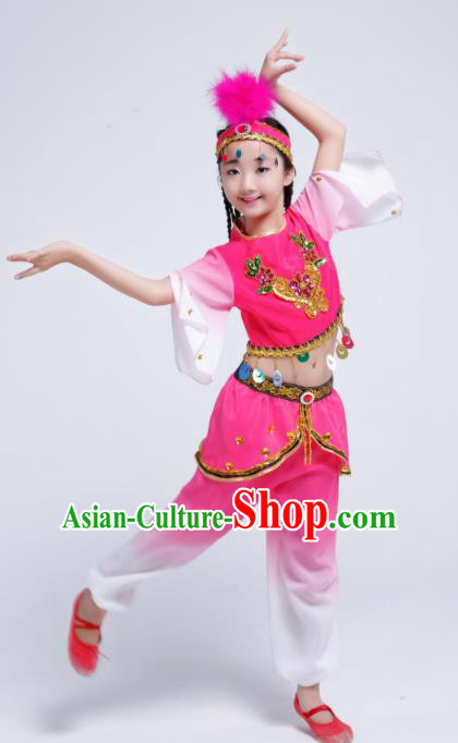 Traditional Chinese Fan Dance Folk Dance Costume Classical Yangko Dance Classical Dance Dress