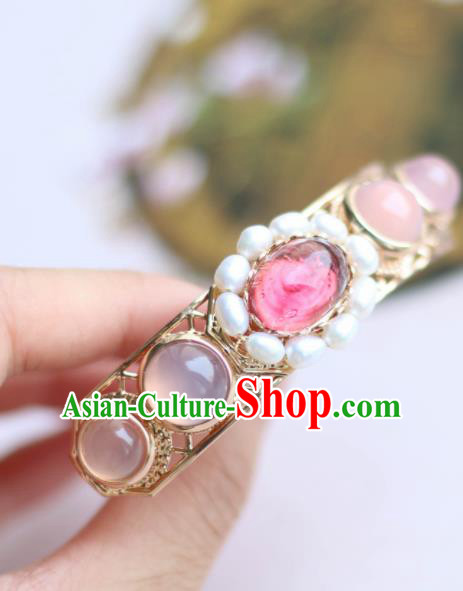 Chinese Traditional Handmade Hair Accessories Ancient Crystal Hairpins Headwear for Women