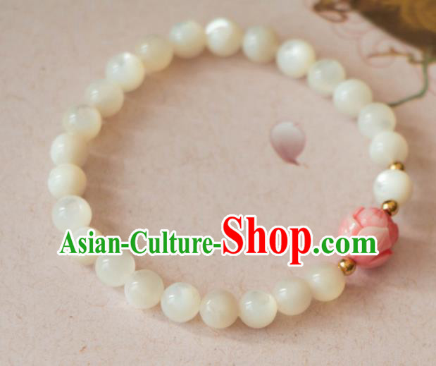 Traditional Chinese Handmade Bangle Ancient Agate Bracelet Accessories for Women