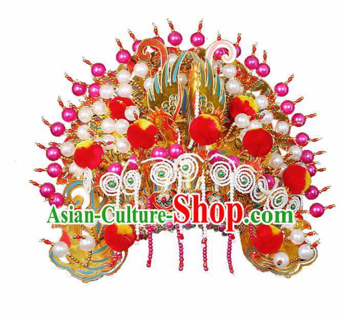 Chinese Traditional Handmade Hairpins Hair Accessories Ancient Wedding Bride Phoenix Coronet for Women