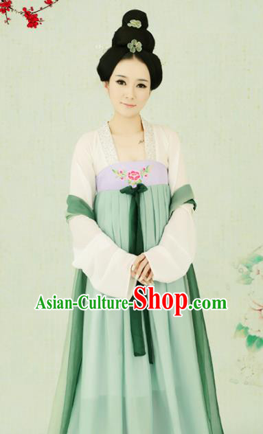 Chinese Traditional Tang Dynasty Palace Lady Costumes Ancient Princess Clothing for Women