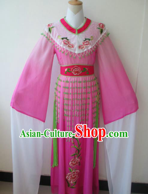 Chinese Traditional Peking Opera Princess Costumes Ancient Fairy Rosy Dress for Adults