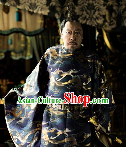 Chinese Ancient Imperator Costumes The Rise of Phoenixes Emperor Clothing for Men