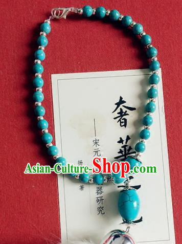 Top Grade Chinese Handmade Jewelry Accessories Green Beads Bracelet for Women