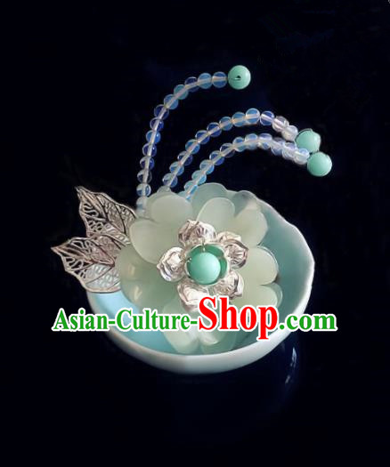 Chinese Handmade Ancient Flowers Hair Claw Hair Accessories Hanfu Hairpins for Women