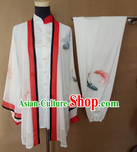 Chinese Traditional Martial Arts Costumes Tai Chi Tai Ji Kung Fu Training Clothing for Adults