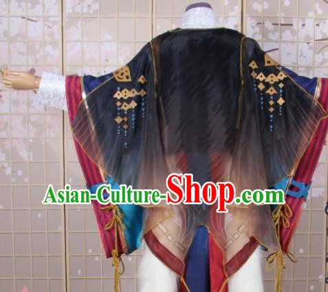Top Grade Asian Cosplay Costumes Cartoon Characters Clothing Kimono Chinese Swordsman Hanfu Dress
