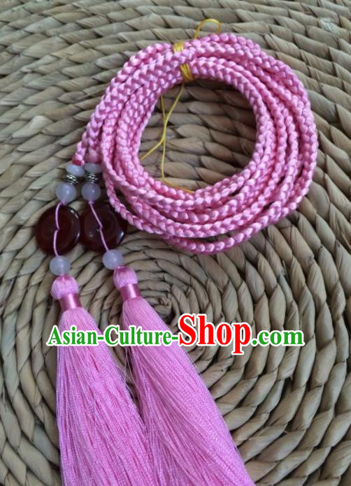 Chinese Traditional Hanfu Waist Accessories Purple Belts for Women