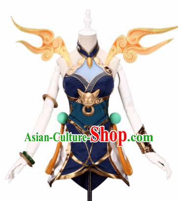 Top Grade Cosplay Swordswoman Costumes Halloween Cartoon Characters Clothing for Women