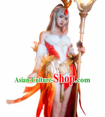 Top Grade Chinese Cosplay Princess Costumes Halloween Cartoon Characters Dress for Women