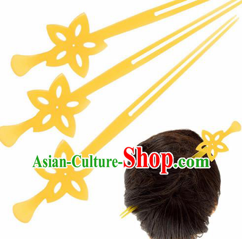 Japanese Traditional Courtesan Hairpins Ancient Geisha Kimono Hair Accessories for Women