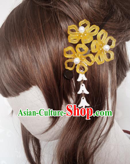 Japanese Traditional Courtesan Hairpins Ancient Geisha Kimono Hair Accessories for Women