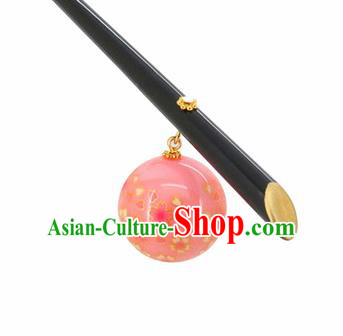 Japanese Traditional Hair Accessories Ancient Courtesan Kimono Pink Hairpins for Women