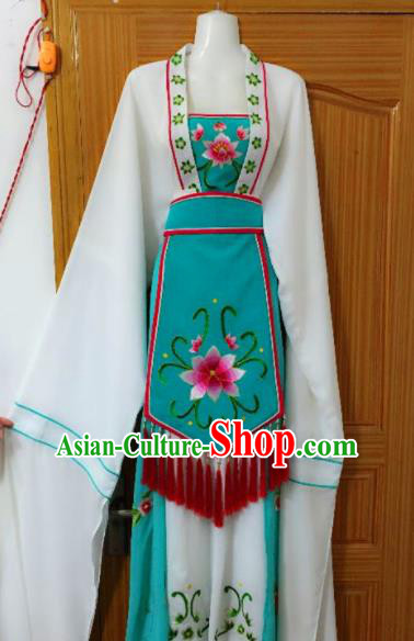 Chinese Traditional Peking Opera Peri Dress Ancient Young Lady Embroidered Costumes for Rich