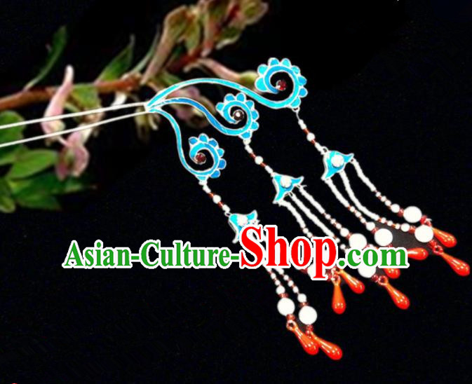 Chinese Traditional Ancient Tassel Hairpins Beijing Opera Hair Accessories for Women