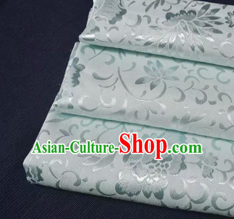 Chinese Royal Brocade Palace Style Traditional Lotus Pattern Design Silk Fabric Chinese Fabric Asian Material