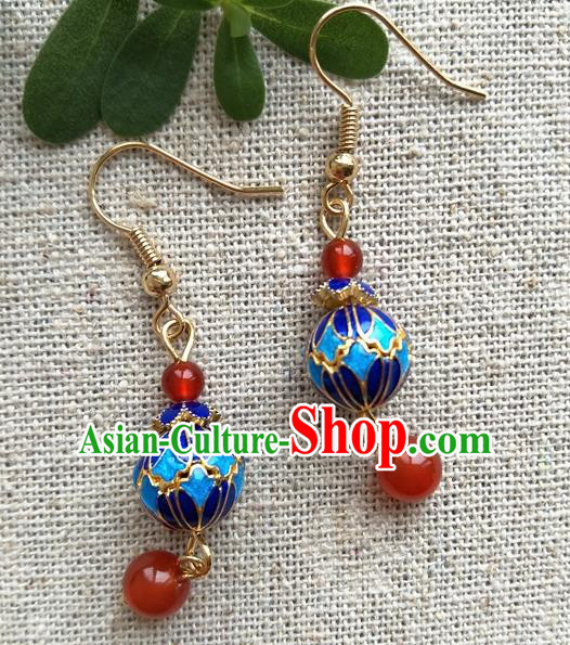 Chinese Traditional Jewelry Accessories Ancient Hanfu Earrings for Women