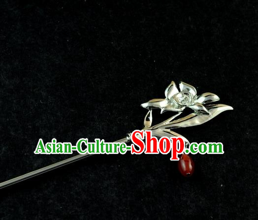Chinese Traditional Orchid Hair Clip Hair Accessories Ancient Palace Classical Hairpins for Women
