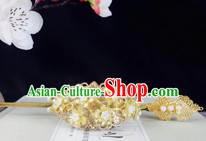 Chinese Classical Hairpins Hair Crown Traditional Ancient Hair Clip for Women