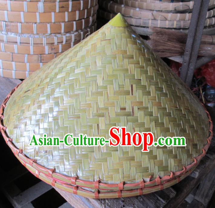 Chinese Traditional Handmade Craft Asian Bamboo Hat Bamboo Split Hat