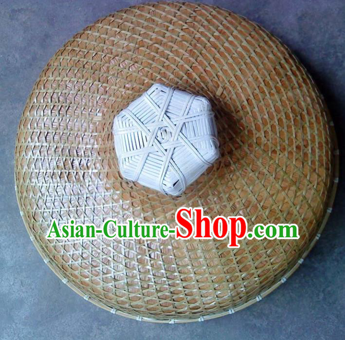 Chinese Traditional Handmade Craft Asian Bamboo Hat Straw Hat