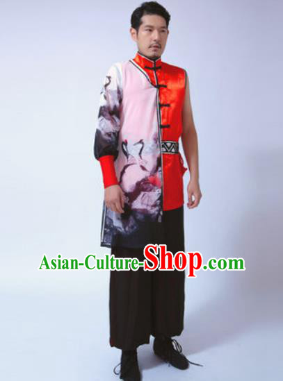 Chinese Traditional Martial Arts Costumes Tang Suit Kung Fu Clothing for Men