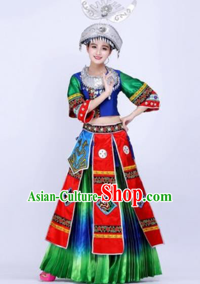 Traditional Chinese Fan Dance Folk Dance Costume Classical Yangko Dance Classical Dance Dress