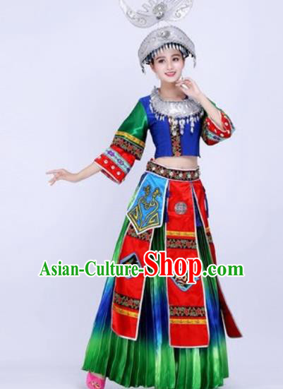 Traditional Chinese Fan Dance Folk Dance Costume Classical Yangko Dance Classical Dance Dress