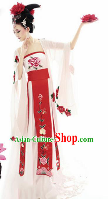 Chinese Tang Dynasty Imperial Consort Hanfu Dress Ancient Peri Dance Costumes for Women