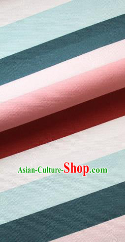 Asian Traditional Drapery Korean Colorful Hanbok Brocade Fabric Silk Fabric Material