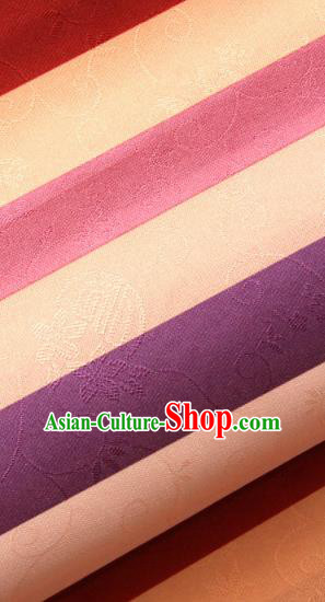 Asian Traditional Korean Hanbok Brocade Fabric Classical Pattern Silk Fabric Material