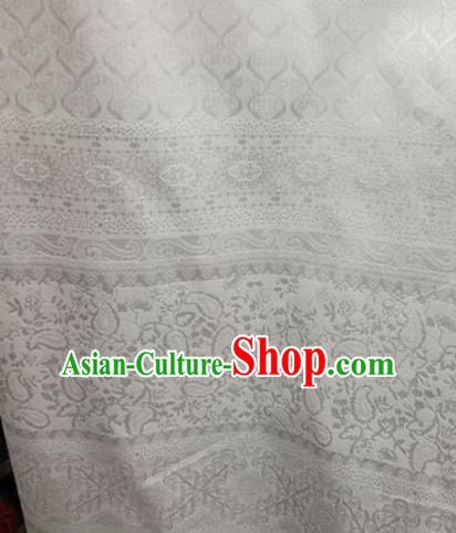 Chinese Traditional Apparel Fabric Brocade Classical Pattern Design Silk Material Satin Drapery