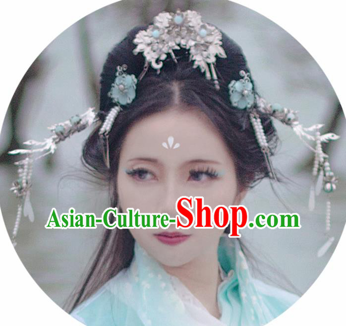 Chinese Handmade Ancient Princess Hair Accessories Hairpins Headwear for Women