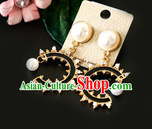 Top Grade Handmade Golden Earrings Bride Jewelry Accessories for Women