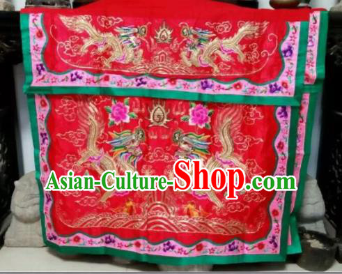 Chinese Traditional National Accessories Ethnic Embroidered Dragons Antependium
