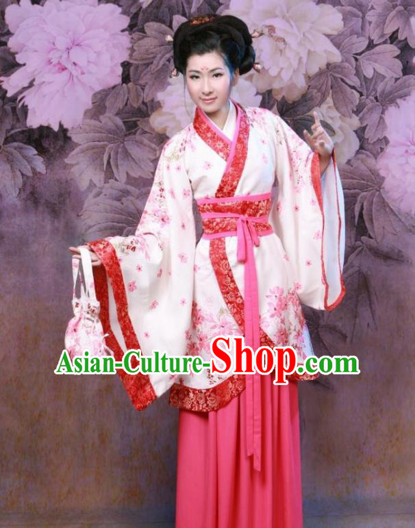 Chinese Ancient Nobility Lady Costumes Han Dynasty Palace Princess Hanfu Dress for Women