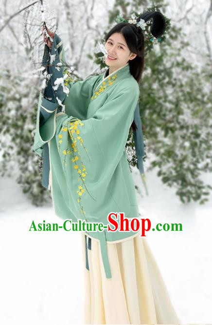 Chinese Ancient Drama Han Dynasty Princess Embroidered Costumes for Women