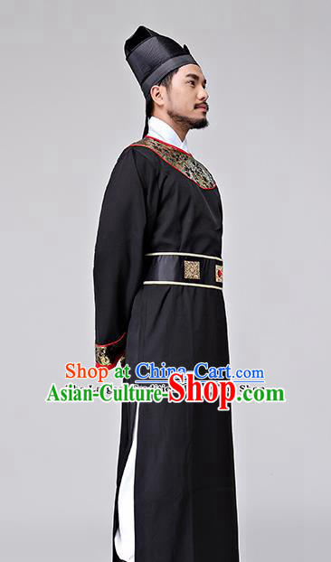 Chinese Ancient Drama Costumes Song Dynasty Minister Clothing for Men