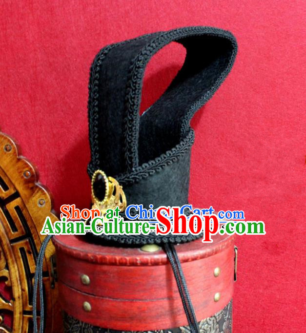 Chinese Traditional Classical Hair Accessories Ancient Han Dynasty Prince Hair Crown for Men