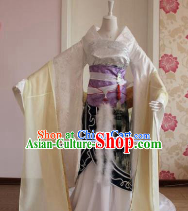 Chinese Traditional Cosplay Peri Costumes Ancient Princess Hanfu Dress for Women