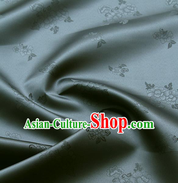Traditional Asian Cloth Drapery Brocade Korean Hanbok Palace Satin Silk Fabric