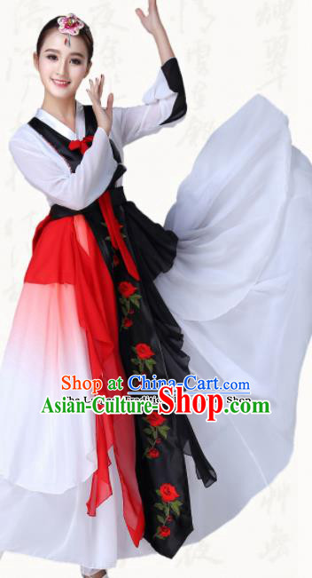 Traditional Chinese Korean Nationality Dress Ethnic Dance Folk Dance Costumes for Women