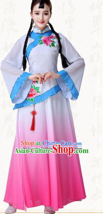 Chinese Traditional Classical Dance Umbrella Dance Dress Group Dance Costumes for Women