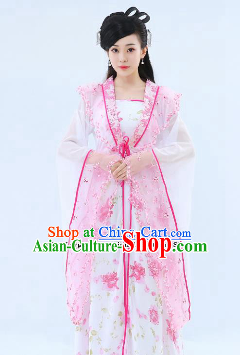 Traditional Chinese Tang Dynasty Princess Hanfu Dress Ancient Drama Peri Costumes for Women