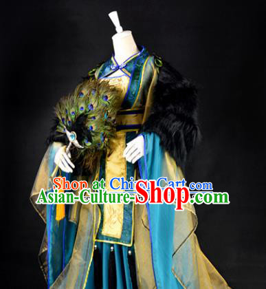 Traditional Chinese Cosplay Imperial Consort Costumes Ancient Princess Peri Hanfu Dress for Women