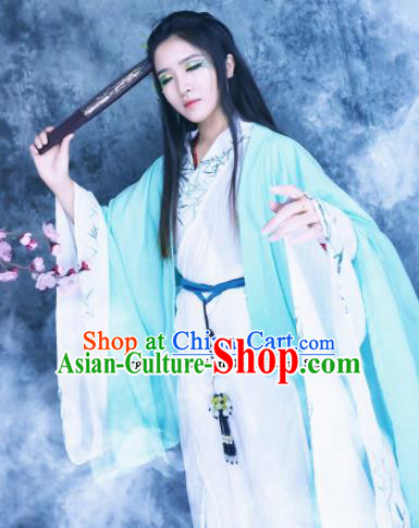 Traditional Chinese Cosplay Female Knight Costumes Ancient Swordswoman Hanfu Dress for Women