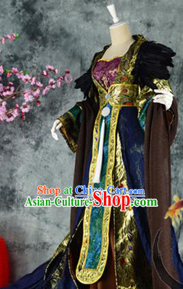 Traditional Chinese Cosplay Imperial Consort Costumes Ancient Swordswoman Hanfu Dress for Women