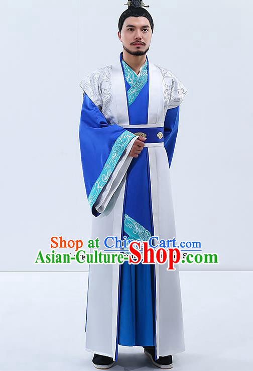 Traditional Chinese Han Dynasty Prime Minister Hanfu Clothing Ancient Drama Embroidered Costumes for Women
