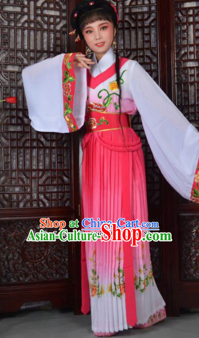 Traditional Chinese Peking Opera Young Lady Costumes Ancient Princess Dress for Adults